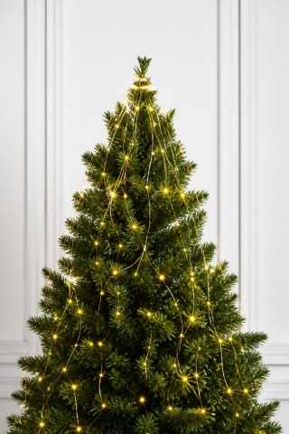 Lampki na druciku 300LED wiązka 10*300cm ciepłe + flash 230V (AX8702630)