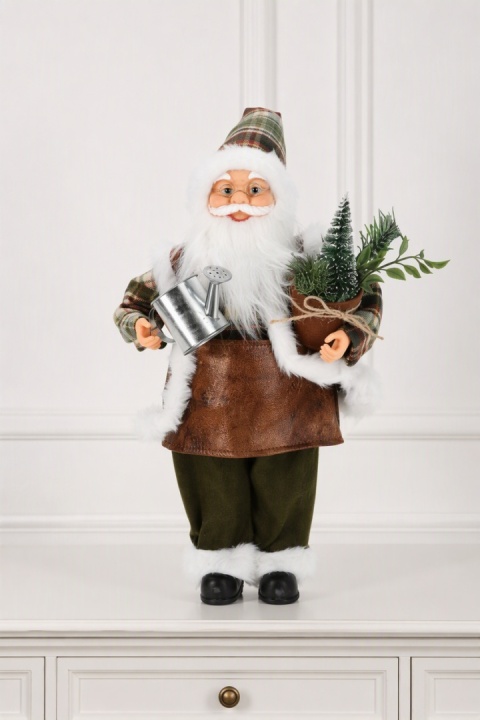 Mikołaj 45cm "ogrodnik" (554112)