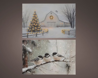 LED Picture: Birds on a Branch (481321)