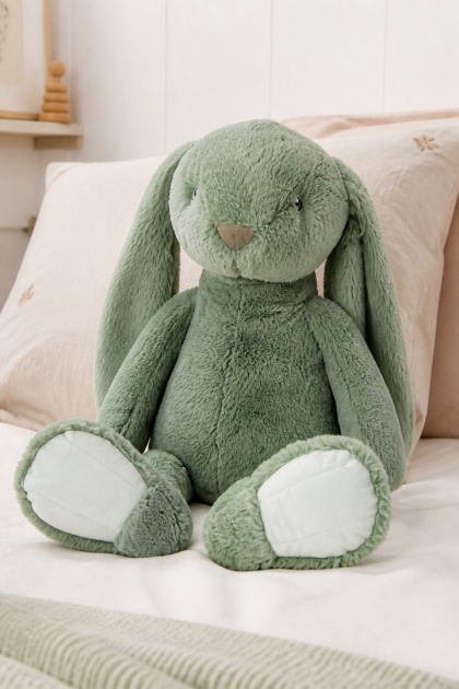 Królik pluszowy 70cm c.zielony długie uszy (550482)