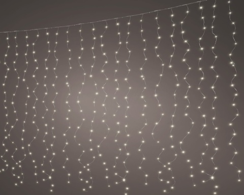Kurtyna drucik 200x190cm 400LED ciepła timer (496828)