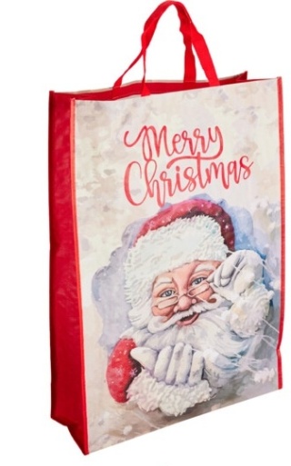 Torba świąteczna XXL Mikołaj Merry Christmas (540966)