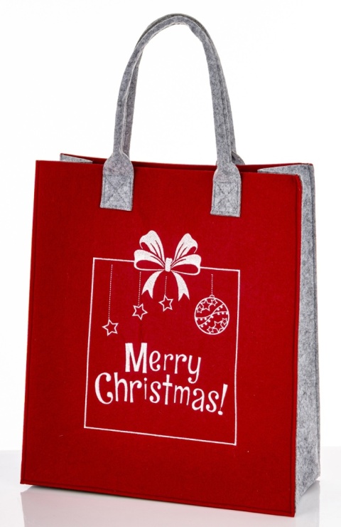 "Merry Christmas" felt Christmas bag (185635)