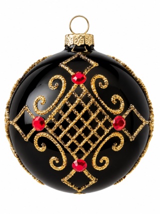 Bombki 80 dekorowane ornament op.6szt.: NOC ORIENTU