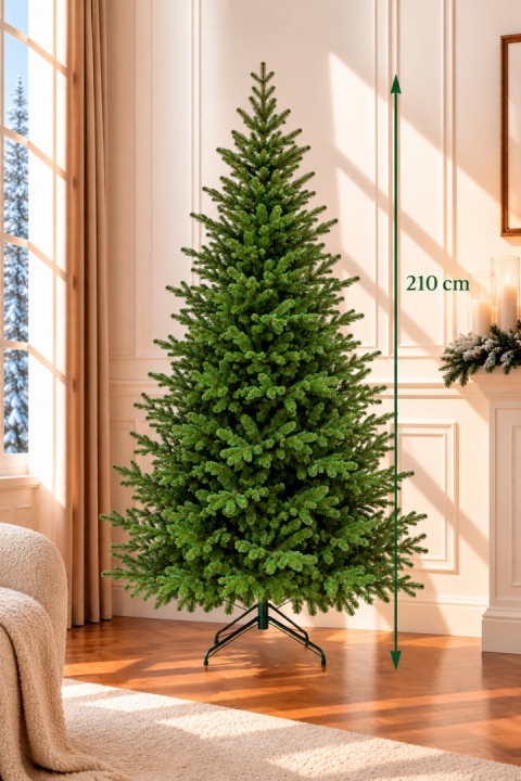 Choinka Aspen Fir PE Green 210cm (DC0167)