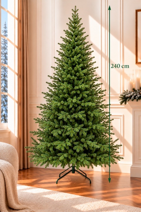 Choinka Aspen Fir PE Green 240cm (DC0168)