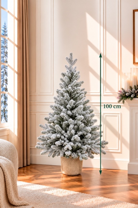 Choinka Aspen PE Snow 100cm (DC2164) fi 67cm