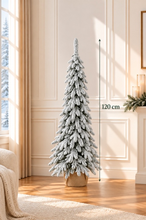 Choinka Everest PE Snow 120cm (DC0251) fi 55cm
