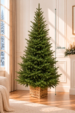 Choinka Mountain Fir PE BOX 210cm (DC0272) fi 124cm
