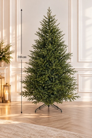 Premium PE Spruce Christmas Tree 210cm (E)