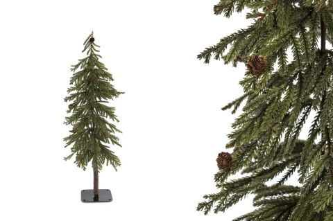 Choinka strzępiasta 93cm silikonowe gałęzie metalowa podstawa (CHOI01003)