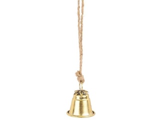 Zawieszka dzwonek metalowy złoty (TG82944-2)