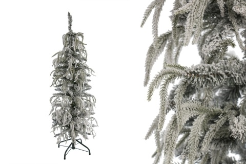 Choinka ośnieżona 127cm strzępiasta na metalowej podstawie (CHOI01006)