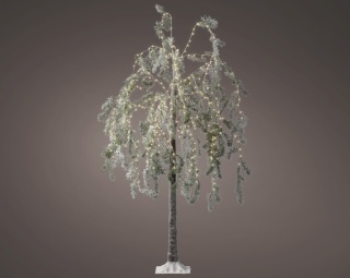 Drzewo 150cm modrzew 360LED ciepły timer wew/zew (491595)