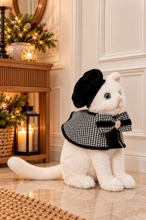 Kotka "elegantka" białe futerko (704456)