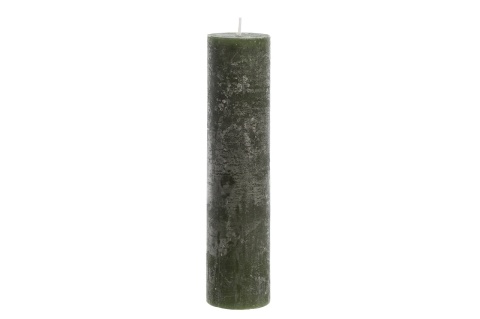 Świeca rustykalna zielona 21cm (SW05152)